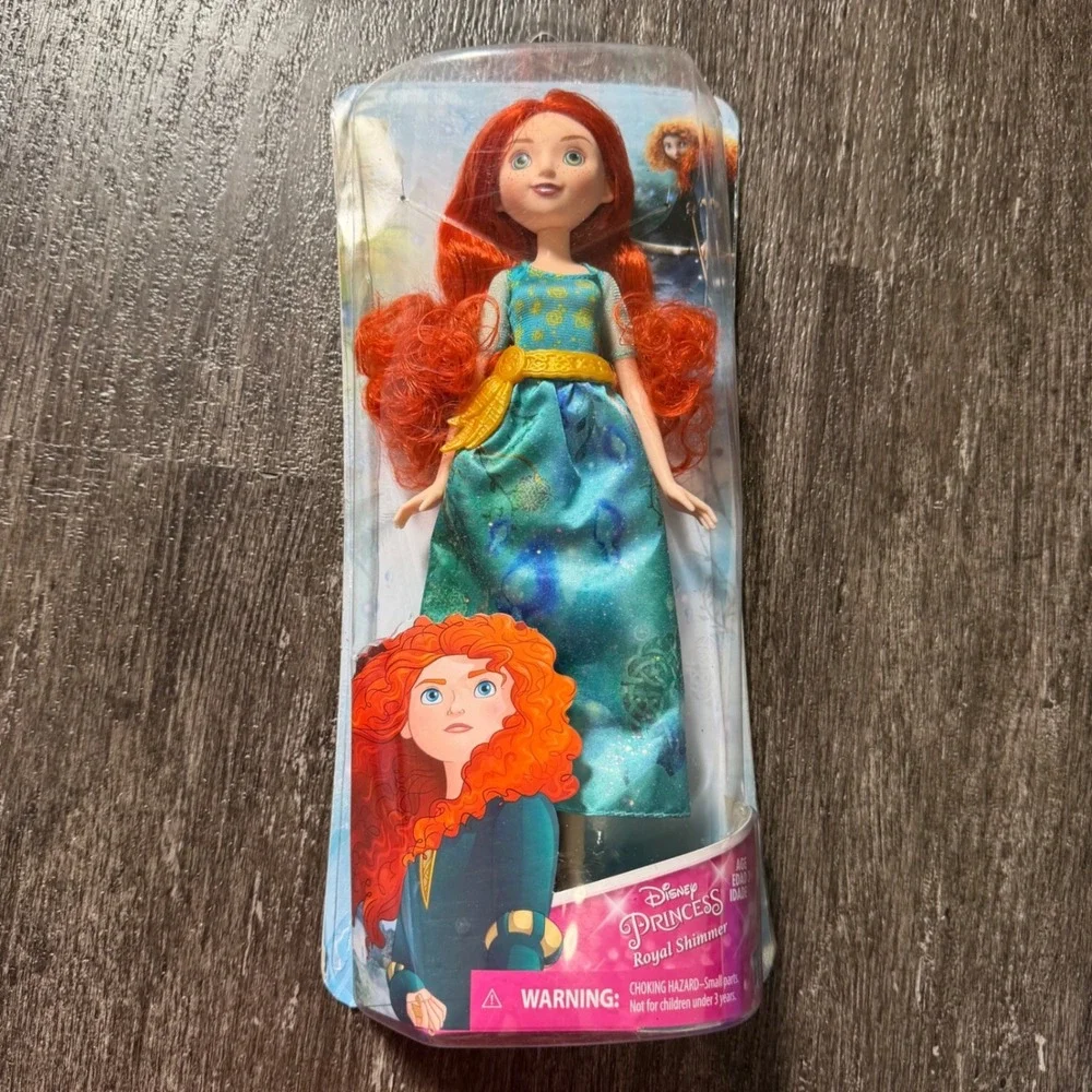 Disney Princess Merida Doll Kids 11 inch Teal Royal Shimmer Brave Hasbro New